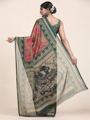 KIIRA GAJRI  Printed Chiffon ART SIK SAREE 2