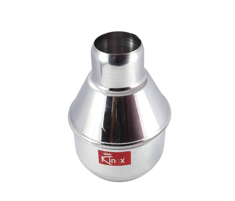 Kinox Aluminium Puttu Maker/Puttu Kudam Steamer Plate, Stick and Lid- 1 Unit