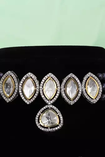 Natural fresh water pearls choker set