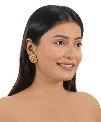 Light pink jadau choker set 2