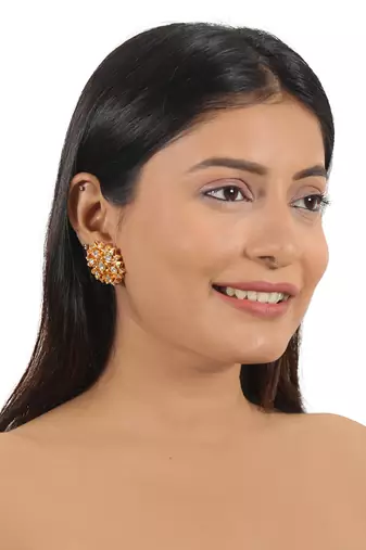 Light pink jadau choker set