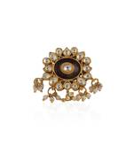 Brown minawork ring