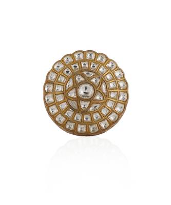 White flower jadtar ring 2