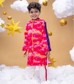 Pink mysteries of dawn kurta set