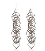 Silver -plated flower handcrafted jewellery set