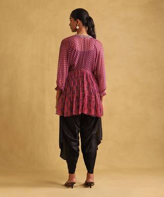 RITU KUMAR Purple printed kurti 4