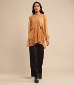 RITU KUMAR Yellow printed kurti