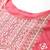 Aarika womens gajri-peach colour cotton blend embroidery kurti & pant set