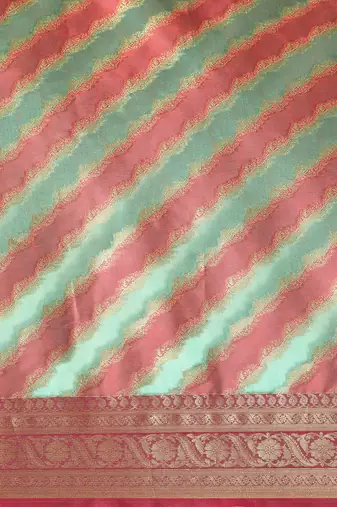 Rama Rangkat silk blend Woven Saree With Unstitched Blouse Piece