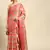 Pink Rangkat silk blend Woven Saree With Unstitched Blouse Piece