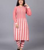 Designer winter woolen kurti with plazzo set(free size)