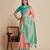  Faux Kanjivaram style art silk saree with blouse piece : sa00001078pnk
