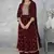 Maroon  Nyra Cut Kurta Sharara and Dupatta Set Readymade Kurta sharara Set