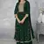 Green Color  Nyra Cut Kurta Sharara and Dupatta Set Readymade Kurta sharara Set