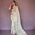LIGHT GREEN  PRETTY SHIMMAR CHIFFON SAREE