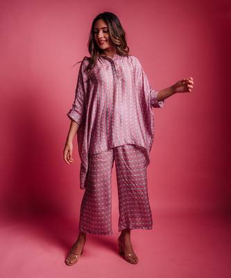 Dewberry mauve quadrate co ord set 1