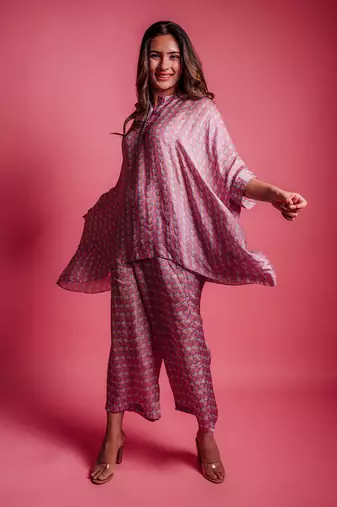 Dewberry mauve quadrate co ord set
