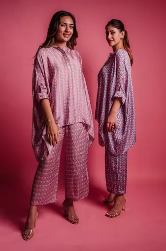 Dewberry mauve quadrate co ord set