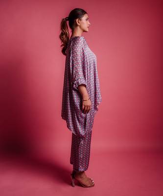 Dessert blue cubic co ord set 2
