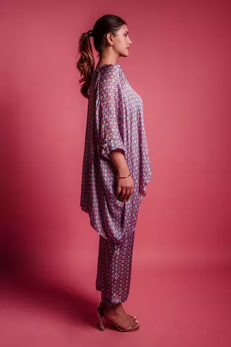 Dessert blue cubic co ord set