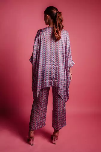 Dessert blue cubic co ord set