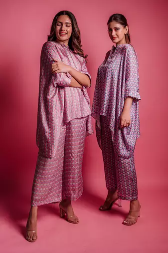 Dessert blue cubic co ord set