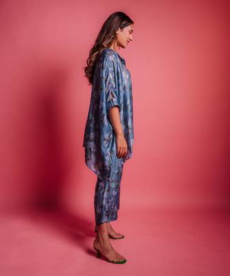 Dessert blue blue daisy co ord set 3