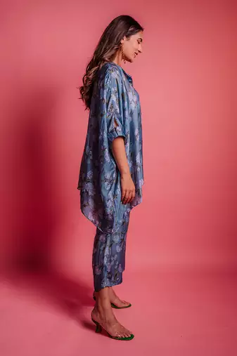 Dessert blue blue daisy co ord set