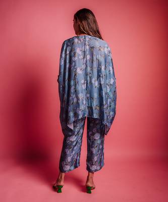 Dessert blue blue daisy co ord set 4