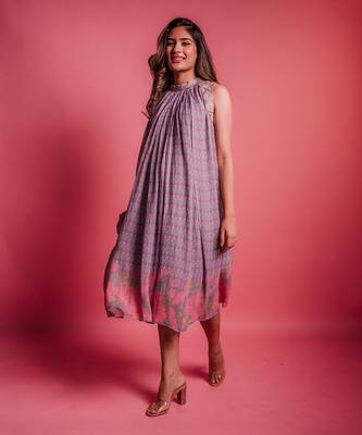 Dewberry mauve posy dress 2