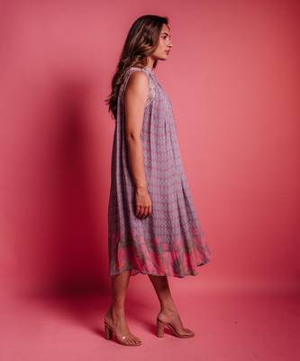 Dewberry mauve posy dress 3