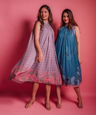 Dewberry mauve posy dress 5