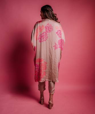 Champagne beige bud kurta set 4