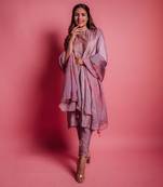 Dewberry mauve rouge kurta set