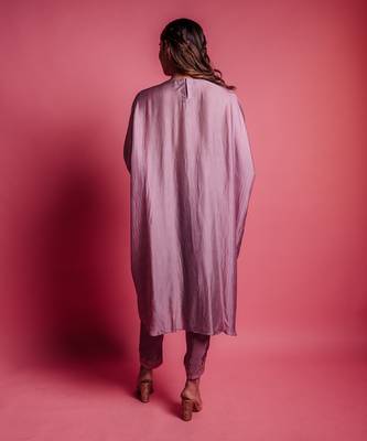 Dewberry mauve rouge kurta set 5