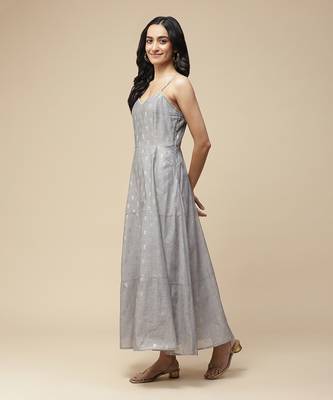 AARKE Grey double layer asymmetrical long dress 4