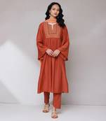 AARKE Coral embroidered kurta set