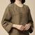 Olive embroidered button down kurti