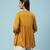 Yellow solid gathered kurti