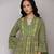 Green printed kurti