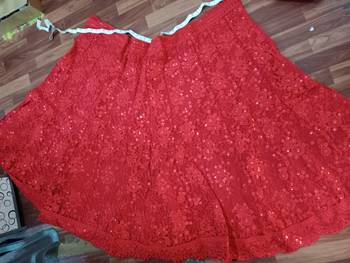 Red Zarkan And Dori Embroidered Net Designer Lehenga Choli 5