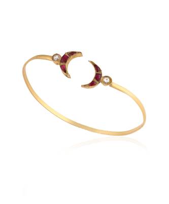 Red & white kada bracelet 2