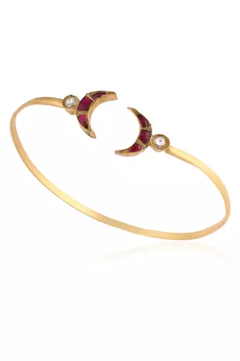Red & white kada bracelet
