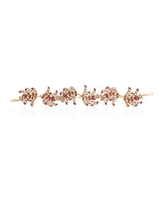 Pink & white hairband 1