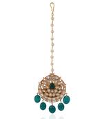 Sea green maangtikka