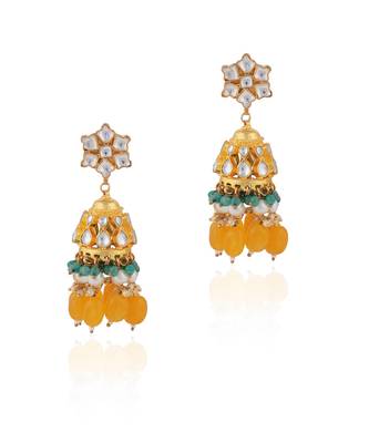 Yellow jhumki 1