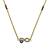Gold plated short mangalsutra infinity & blue evil eye pendant gold & black beads chain designs