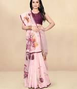 Women'S New Stylish Organza Fabric Ethnic/Casual Wear Saree