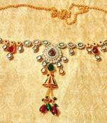 Royal Two Tone kundan waist belt kamarband wedding jewelry