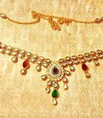 Amazing double layer multicolour waist belt kamarband wedding jewellery